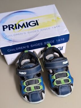 Primigi Navy and Green Baby Boy Sandals